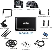 ZEROXCLUB Wireless Backup Camera System with 7-Inch Monitor and 3 Cameras — image 7