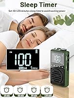 Jazmm Digital AM FM Weather Band Radio — image 7