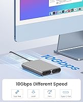 ORICO Dual M.2 NVMe SSD Aluminum USB3.2 Gen2 Docking Station — image 2