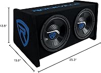 Rockville RV1010P Dual 10″ Subwoofers in Vented Enclosure — image 10
