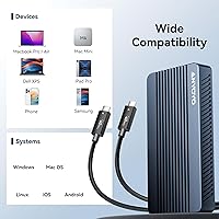 ANYOYO TBU405Pro MAX 40Gbps Docking Station with M.2 NVMe SSD Enclosure — image 9