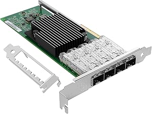 Euqvos PCIe Ethernet Network Card X710-DA4 10Gb 4 Port SFP+ Review