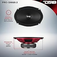 DS18 PRO-SM69.2 6x9 Shallow Water Resistant Mid-Range Loudspeaker — image 7