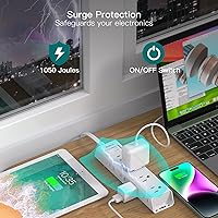 Addtam 20FT Extension Cord with Multiple Outlets — image 4