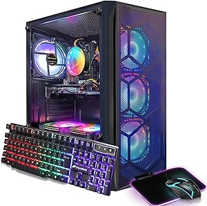 STGAubron Gaming PC Desktop, Intel Core i7, Radeon RX 580 8GB, 16GB RAM, 512GB SSD Review