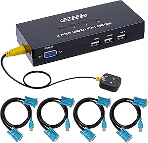 DGODRT 4-Port VGA USB KVM Switch Review