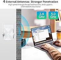 FjUoLzgK WiFi Extender 2024, Dual-Band 1200Mbps — image 3