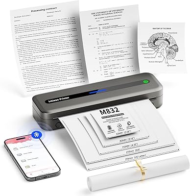 PhoFuta Portable Bluetooth Thermal Printer