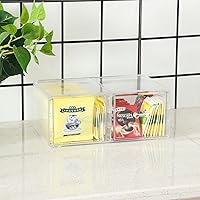 Cq Acrylic Clear Stacking Makeup Organizer with 8 Drawers — image 5