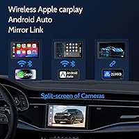 Haudio 7-inch Wireless Double Din Car Stereo with CarPlay & Android Auto — image 2