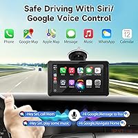 Leadtree 7-inch HD Portable Wireless CarPlay Screen — image 5