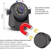 YEOIZO Wireless Magnetic Backup Camera for Trailers/RVs — image 3