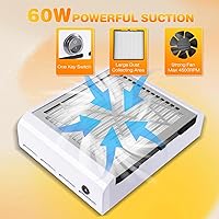 Depvko Nail Dust Collector Machine B12161P — image 2