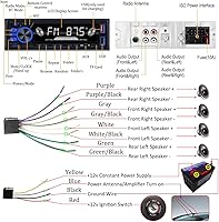 REAKOSOUND Car Radio Bluetooth Single DIN Stereo 820s — image 5