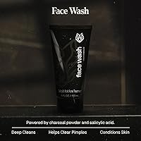 Black Wolf Charcoal Powder Face Wash, 5 Fl Oz — image 2