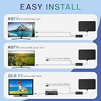 Amazqi TV Antenna 250 Miles Range — image 7