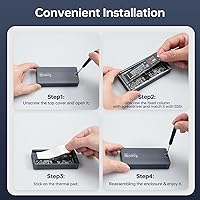 MOKiN 40Gbps M.2 NVMe Enclosure with Cooling Fan — image 6