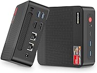 BOSGAME Mini PC P4 Plus, AMD Ryzen 7 5825U, 32GB RAM, 1TB SSD — image 1