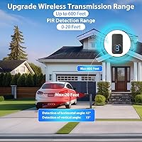 Bistee Wireless Driveway Alarm with Microwave-Infrared Sensor — image 5
