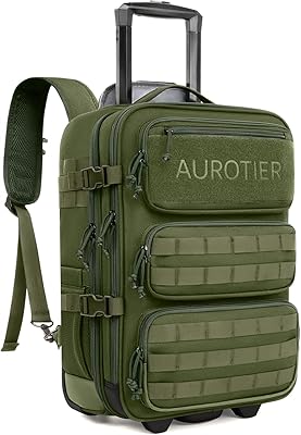 Rolling Tactical Laptop Backpack AU102800BLK