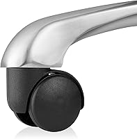 Saloniture Rolling Hydraulic Salon Stool with Low Backrest - Cream — image 7