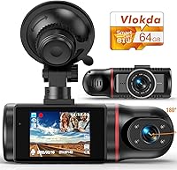 Vlokda X50 Dual Dash Cam with 64GB Card — image 1