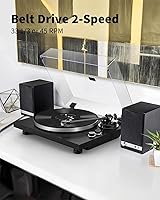 SeeYing Turntable Vinyl Record Player with Bluetooth Output — image 7