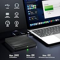 Wbacon 5-in-1 External Blu-ray Drive — image 2