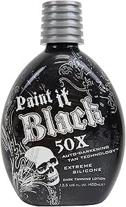 Millennium Tanning Paint It Black 50x Dark Tanning Bed Lotion, 13 fl. oz. Review
