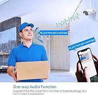 Hiseeu Wireless Pro 4K NVR Security Camera System, 8 Cameras, 3TB Storage — image 4