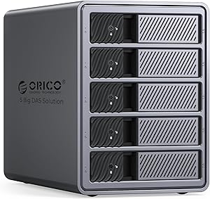 ORICO 9858RU3 5-Bay RAID HDD Enclosure 110TB