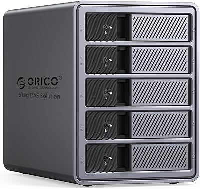 ORICO 9858RU3 5-Bay RAID HDD Enclosure 110TB