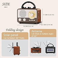 Caulikine ZS-02 Retro Bluetooth Radio — image 5