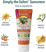 Badger SPF 30 Kids Sunscreen Cream 2.9oz — image 3