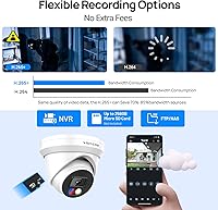 VIKYLIN 4K 8MP PoE IP Dome Camera — image 5