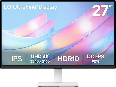 LG 27US500-W 27-inch 4K UHD Monitor