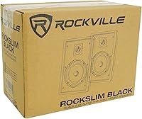 Rockville RockSlim Black 5.25″ Home Theater Speakers — image 9