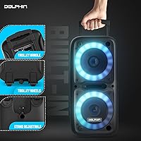Dolphin SP-2120RBT 12″ Dual Party Speakers — image 7