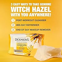 Dickinson's Original Witch Hazel Cleansing Cloths with Aloe, 4 Pack — image 4