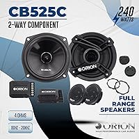ORION Cobalt Series CB525C 5.25″ Component Car Speakers — image 2