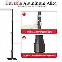 EMART Pipe and Drape Backdrop Stand Kit 10x10ft — image 4