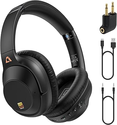 YMOO Y7Pro Bluetooth 5.3 Hybrid ANC Headphones