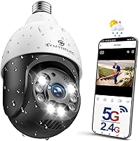 SYMYNELEC 5GHz/2.4GHz Light Bulb Security Camera — image 1