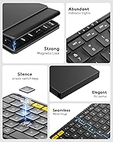 Samsers KF08S Full-Size Foldable Bluetooth Keyboard — image 8