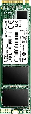Transcend TS512GMTE220S 512GB M.2 NVMe PCIe Gen3x4 SSD