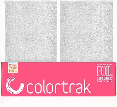 Colortrak Embossed Sheets Silver Aluminum Foil Pop-up Dispenser, 1000 Sheets