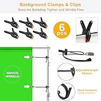 MSKIRA 9.2 x 10 Ft Stainless Steel Backdrop Stand — image 7