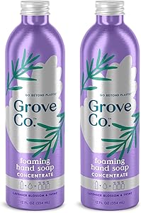 Grove Co. Hydrating Foaming Hand Soap Refills Lavender & Thyme (2 x 12 Oz)