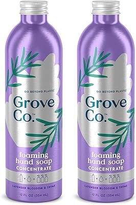 Grove Co. Hydrating Foaming Hand Soap Refills Lavender & Thyme (2 x 12 Oz)