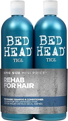 TIGI Bed Head Urban Antidotes Recovery Shampoo and Conditioner Set, 25.36 fl oz, 2 Count